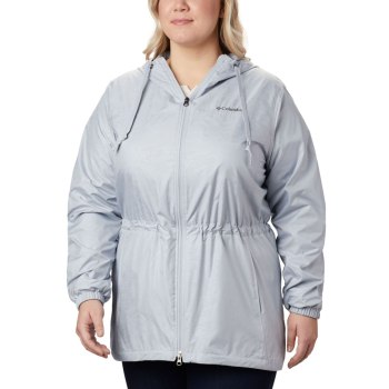 Dámské Bundy Columbia Auroras Wake III Mid Plus Size Šedé TCQBOK308